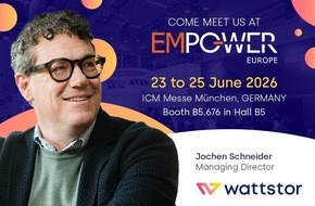 Wattstor GmbH: Wattstor l&auml;dt Medienvertreter zum Austausch: Eintritt in den deutschen Markt als Energieversorger mit Price Protect und klarer Kostenersparnis von 10 % zum Day Ahead