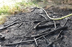 Feuerwehr Dorsten: FW-Dorsten: +++ Waldbrand am gestrigen Nachmittag +++