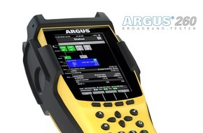 intec GmbH: ARGUS 260: intec presents first ARGUS broadband tester with touch-screen display at BBWF