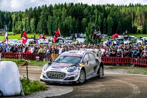 Rang drei in Finnland mit dem Puma Hybrid Rally1: M-Sport Ford freut sich über den vierten Podesterfolg des Jahres