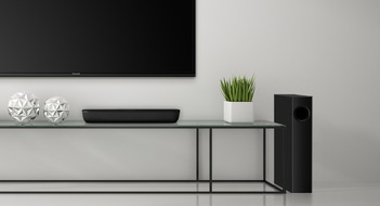 Panasonic Deutschland: Panasonic SC-HTB254 für TV-Klangtuning und Musikstreaming / Kompakte Soundbar mit 120 Watt (RMS), kabellosem Subwoofer und Bluetooth