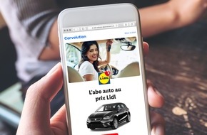 LIDL Schweiz: Lidl Suisse introduit l'abonnement voiture / Collaboration avec la start-up Carvolution