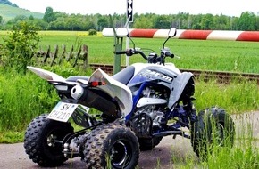 Polizeiinspektion Schwerin: POL-SN: Quad in Schwerin entwendet