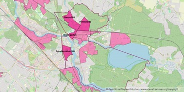 德国电信公司：柏林Glasfaser für im Bezirk Köpenick in den folgenden Ortsteilen Dammfeld，Mittelheide，Spindlersfelde und Wulegarten