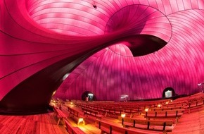 Verkehrshaus der Schweiz: Zwischen Skulptur und Raumklang: Ausstellung zur mobilen Konzerthalle Ark Nova im Hans Erni Museum