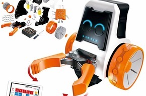 PEARL GmbH: Den eigenen Roboter bauen und programmieren: Playtastic Spielzeug-Roboter-Bausatz mit Bluetooth und App für Programmierung