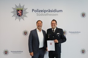 Polizeipräsidium Südosthessen: POL-OF: In eigener Sache: Christopher Leidner ist neuer Leiter der Presse- und Öffentlichkeitsarbeit beim Polizeipräsidium Südosthessen