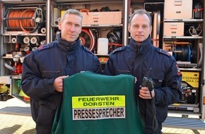 Feuerwehr Dorsten: FW-Dorsten: Unterstützung für den Pressesprecher der Feuerwehr-Hauptbrandmeister Dirk Heppner neuer Stellvertreter