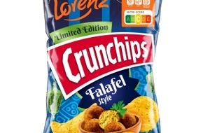 The Lorenz Bahlsen Snack-World GmbH & Co KG Germany: Presseinformation Lorenz: Neue Crunchips Sorte Falafel Style