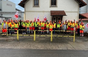 IGBCE Nord: IGBCE Tarifaktion bei Saint-Gobain