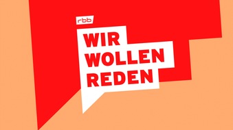 rbb - Rundfunk Berlin-Brandenburg: Wir wollen reden / Bürgerinnen und Bürger bestimmen die Themen / Erste Ausgabe aus Friedland (Niederlausitz)