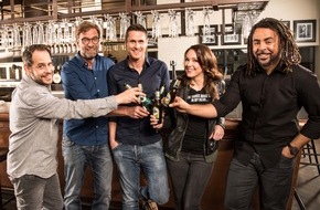 Warsteiner Brauerei: Prost: Klopp stößt mit Kebekus, Bleibtreu und Kehl "auf ein Wir" an / Mit von der Partie: Drei individuelle Geschmacksprofis