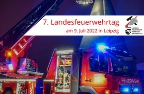 Landesfeuerwehrverband Sachsen e.V.: LFV-Sachsen: 7. Landesfeuerwehrtag/5. Landesjugendfeuerwehrtag am 9. Juli 2022 in Leipzig
