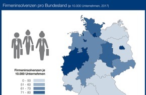 CRIF GmbH: Erneut weniger Firmeninsolvenzen in Deutschland / Berlin ist Pleiten-Hauptstadt