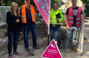 Deutsche Telekom AG: Telekom startet Glasfaserausbau in Rohrbach (Heidelberg)