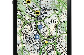 Stiftung SchweizMobil: Outdoor mit der App von SchweizMobil (Bild)