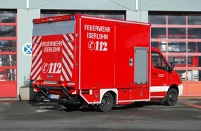 Feuerwehr Iserlohn: FW-MK: Neuer Gerätewagen - Logistik