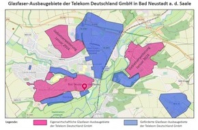 Deutsche Telekom AG: Noch mehr Glasfaser für Bad Neustadt a. d. Saale
