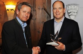 Olympiaregion Seefeld: Prinz Albert II. von Monaco in Seefeld mit dem "Best of the Alps"-Award ausgezeichnet - BILD
