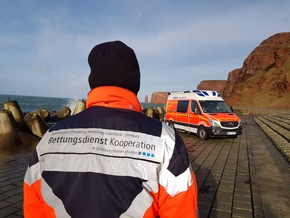 RKiSH: Neuer Rettungswagen auf der Hochseeinsel Helgoland