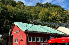 Provinzial Holding AG: Landesweite Notdach-Initiative von Provinzial und Feuerwehren