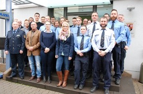 Polizeipräsidium Trier: POL-PPTR: Polizeipräsident ehrt Polizistinnen und Polizisten