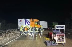 PASt (KvD) - Polizeipr&auml;sidium Westhessen: POL-WI: Verkehrsunfallflucht mit Personenschaden, querstehender Sattelzug, Gemarkung Brechen, A 3, km 114,400, Frankfurt-K&ouml;ln, Dienstag, 06.01.2026, 02:06 Uhr