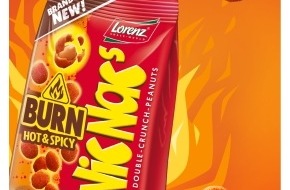 The Lorenz Bahlsen Snack-World GmbH & Co KG Germany: Presseinformation Lorenz: Neue NicNac’s Sorte BURN