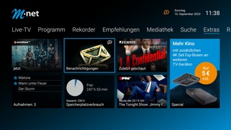 M-net Telekommunikations GmbH: Fernsehgenuss noch flexibler: M-net TVplus mit neuer Self-Service-Funktion