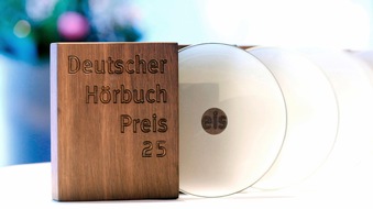 WDR Westdeutscher Rundfunk: Deutscher Hörbuchpreis 2025: 21 Nominierte im Finale / Preisverleihung am 18.3.2025 live auf WDR 5