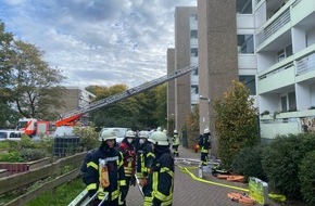 Feuerwehr Erkrath: FW-Erkrath: Kellerbrand löst umfangreiche Menschenrettung aus