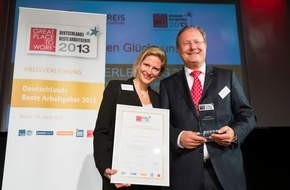 Pascoe Naturmedizin: PASCOE jubelt! / Nach 2012 erneut Auszeichnung "Beste Deutsche Arbeitgeber 2013" erhalten (BILD)