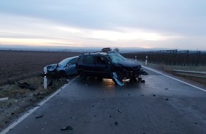 Polizeidirektion Neustadt/Weinstraße: POL-PDNW: Verkehrsunfall mit zwei Verletzten.