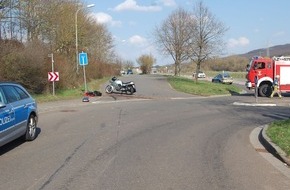 Polizeidirektion Kaiserslautern: POL-PDKL: Verkehrsunfall mit zwei Verletzten