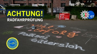 Polizei Gütersloh: POL-GT: Radfahrprüfung an der Grundschule Nordhorn