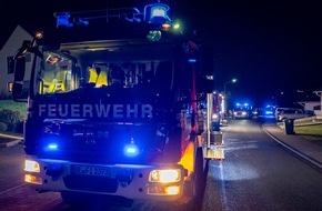 Freiwillige Feuerwehr Finnentrop: FW Finnentrop: Brand in Finnentrop-Heggen