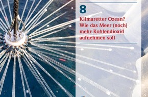 maribus gGmbH: Klimaretter Ozean? Wie das Meer (noch) mehr Kohlendioxid aufnehmen soll