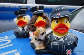 Polizeiinspektion Göttingen: POL-GÖ: (436/2018) Polizeipräsenz beim "Göttinger Entenrennen" - PolENTE startet um 13.00 Uhr, Name gesucht!