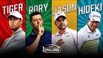 EUROSPORT: GOLFTV präsentiert "The Challenge: Japan Skins" mit Tiger Woods live am 21. Oktober