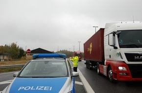 Polizeipräsidium Trier: POL-PPTR: Schwerlastverkehr im Fokus - Internationale Kontrolle an der belgischen Grenze