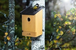 PEARL GmbH: Royal Gardineer 2er-Set Tannenholz-Nistkästen für Wildvögel, 22x14x12 cm, vormontiert: Schutz und Nistmöglichkeit für Vögel im heimischen Garten
