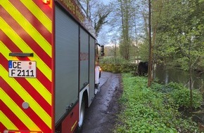 Feuerwehr Flotwedel: FW Flotwedel: Sturmtief "Eugen" sorgt für Feuerwehreinsatz in Wienhausen