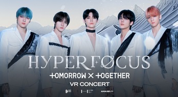 UCI Multiplex GmbH: Gen Z-Ikonen TOMORROW X TOGETHER gehen mit AmazeVR auf Virtual Reality Konzert-Europatour /UCI zeigt ab 1. Mai einzige VR-Konzerte in Deutschland in Berlin