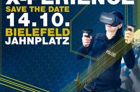 Bundespolizeidirektion Sankt Augustin: BPOL NRW: Erleb' das! Bundespolizei mit VR-Brillen auf Informationstour in Bielefeld