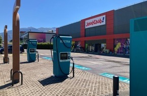 Electra Schweiz: Electra ouvre une station de recharge rapide &agrave; Conthey : une nouvelle puissance de recharge au c&oelig;ur du Valais