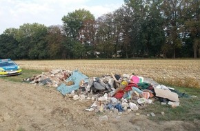 Polizeiinspektion Osnabrück: POL-OS: Melle_St.Annen: Illegal Abfall entsorgt- Spur führt nach Hiddenhausen