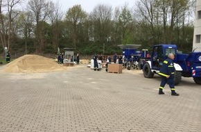 Feuerwehr Dorsten: FW-RE: Feuerwehr und THW üben gemeinsam