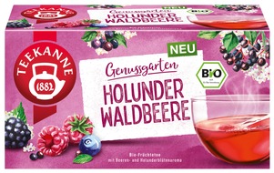 Pressemitteilung: Süß-fruchtig, bunt & bio: TEEKANNE startet mit „Genussgarten“ in eine neue Früchtetee-Welt
