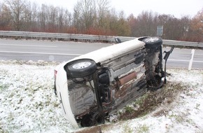 Polizeidirektion Kaiserslautern: POL-PDKL: Westpfalz, Winter macht Autofahrern zu schaffen