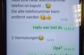 Kreispolizeibehörde Rhein-Kreis Neuss: POL-NE: Polizei warnt erneut: Serie von WhatsApp Betrugstaten reißt nicht ab!